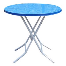 루나하우스 야외 원형테이블, 블루