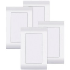 Home Coco薄型白色1個用防塵罩, 4件