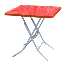 루나하우스 야외 사각테이블, 레드