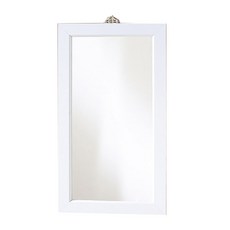 Woodwell 壁掛式方鏡 400 x 600 mm, 白色