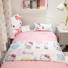 NARA HOME DECO Hello Kitty床單+抱枕, 混色
