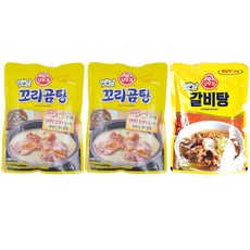 OTTOGI 不倒翁 即食牛尾湯 500g 2入+即食排骨湯 500g, 1組