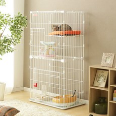 아이리스 고양이 케이지 2단 PSCC752, 화이트