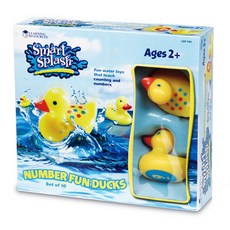 에듀카 똑똑한 물놀이 수세기 오리 교구, 혼합 색상, 1개