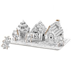 CALAFANT Level 2 DIY 學習工具, B2609X（三隻小豬）, 1套