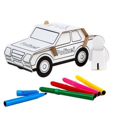 CALAFANT DIY立體彩繪 Level 1+, 1套, A1104X（警車）