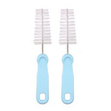 우진하이비 텀블러 홀 세척솔, 스카이, 2개