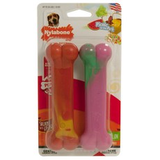 나일라본 맛충만 강아지 장난감 세트 살라미 + 치즈 수박맛 16kg 이하, 혼합 색상, 1세트