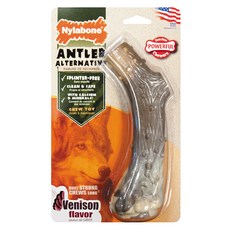 Nylabone 犬用潔牙玩具 大 鹿肉風味, 混色, 1個