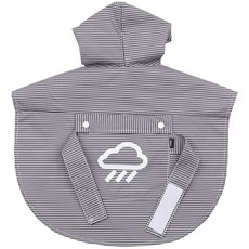 韓國 DASOM 狗狗雲朵雨衣斗篷, 黑色