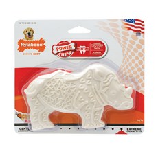 나일라본 덴탈츄 코뿔소모양 치킨맛 강아지 장난감 23kg 이하, 1개