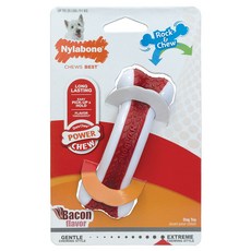 나일라본 아크본락 츄 베이컨맛 강아지 장난감 11kg 이하, 혼합 색상, 1개