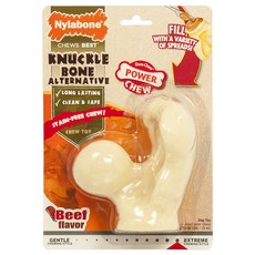 나일라본 듀라츄 관절모양 비프맛 강아지 장난감 25kg 이하, 1개