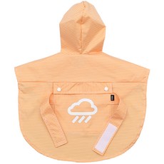 韓國 DASOM 狗狗雲朵雨衣斗篷, 橘色