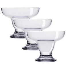 Diamond Glass 瑪格麗特冰淇淋杯, 單色, 3個