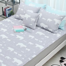 슈에뜨룸 북극곰 리플 누빔패드, 그레이