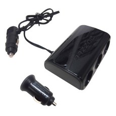 퍼즐 컬러 3구 소켓 플러스 BLACK, 1개