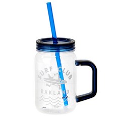 모던하우스 BT 블루서핑 스트로우 핸들보틀, 680ml, 1개