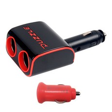 퍼즐 컬러 2구 소켓 플러스 직구 HOT PINK, 1개