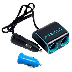 퍼즐 컬러 2구 소켓 플러스 AQUA BLUE, 1개