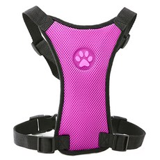 ZEZEPET 網眼寵物胸背帶 G378PDRH002 紫色, 1個