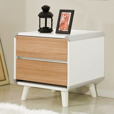 유퍼니쳐 호프 600 협탁, 화이트 투톤, 1개