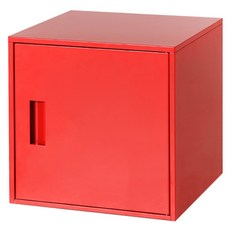 마켓비 KUBE 큐브 박스캐비넷 380380, 레드