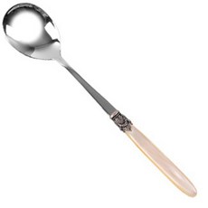 도무스앤디자인 로마 한국형 숟가락, 샴페인 펄, 1개