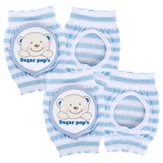 슈가팝스 쿨링베어 무릎보호대 2p 세트, 블루, 2세트