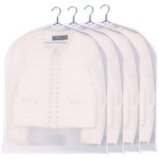 코윈리빙 PEVA 투명 옷커버 60 x 45 cm, 4개입, 1개