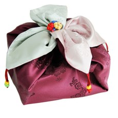 happytool 雲朵天空花雙層包袱巾, 1個