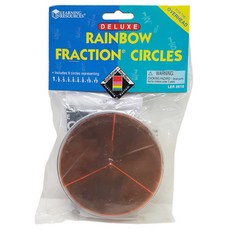에듀카코리아 분수 학습기 교구 원형 1~1/12, 투명, 1개