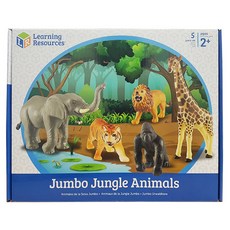 에듀카코리아 정글 동물 모형 5p 세트, 1세트