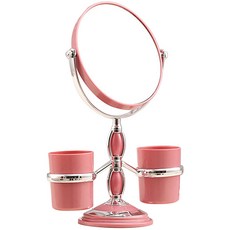 이코디 노블레스 수납 탁상 거울, 핑크