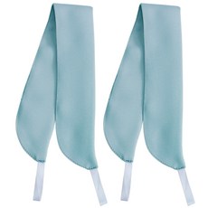 더자리 암막 커튼끈, 스카이블루, 2개