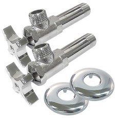 BLUEWATER 高檔交叉管角閥, 2件