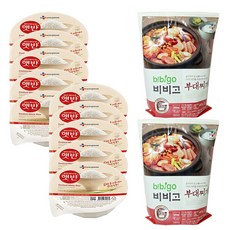 CJ제일제당 햇반 210g x 10p + 비비고 부대찌개 460g x 2p, 3.02kg, 1세트