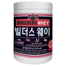 엄마사랑 빌더스 웨이 프로틴 스트로베리, 430g, 1개