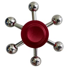 HD 메탈 고급형 스피너 HO 432 + 케이스, 혼합 색상, 1개