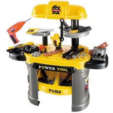 agaplus 與兒童一起玩工具，包括電鑽, 混色