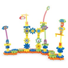 Educational Insights 學習資源 Gear Block Robot Factory LER9225, 混色