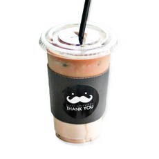 Marketman 冰杯紳士黑色裝飾套組2號, 100個, 1件