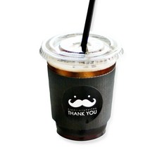 Marketman Flat Ice Cup 紳士黑色裝飾套組 No.1, 1入, 100個