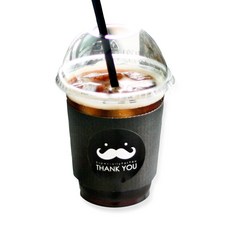 Marketman Dome Ice Cup 紳士黑色裝飾套組 No.1, 100組, 1組