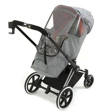 MomNest 推車把手罩 Cybex Freeam專用, 黑色網紋款, 1個