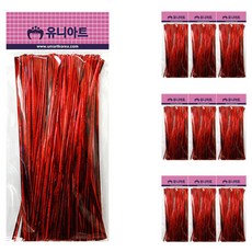 Uniart 包裝專用綁帶, 紅色, 10入