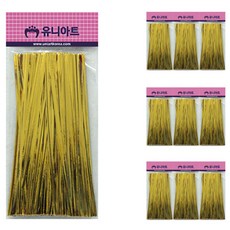 Uniart 包裝專用綁帶, 金色, 10入