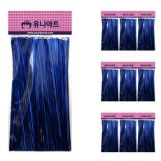 Uniart 包裝專用綁帶, 藍色, 10入