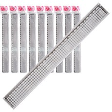 藍色 Mato 30cm 尺子 H, 混色, 10片