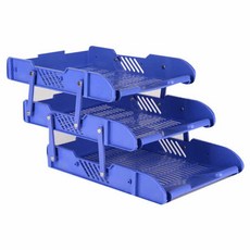 BlueMato 馬托文件櫃三層浮動式438, 藍色, 3層